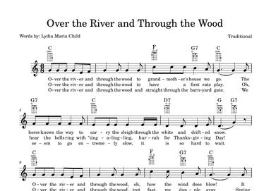 Over the River and Through the Wood (arr. John Meola Lindhorst)