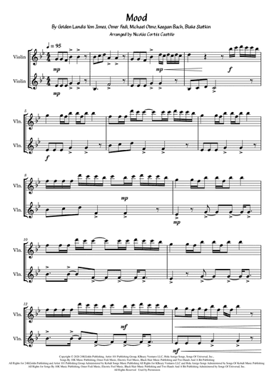 Mood (arr. Nicolás Cortés Castillo)