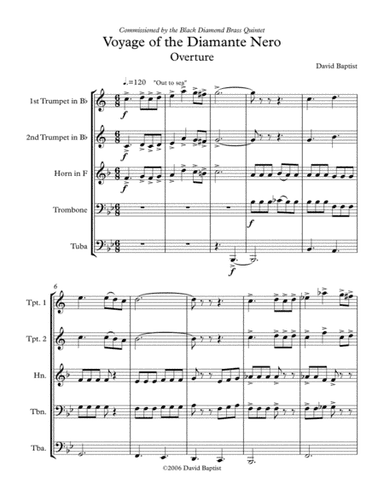 Voyage of the Diamante Nero Overture