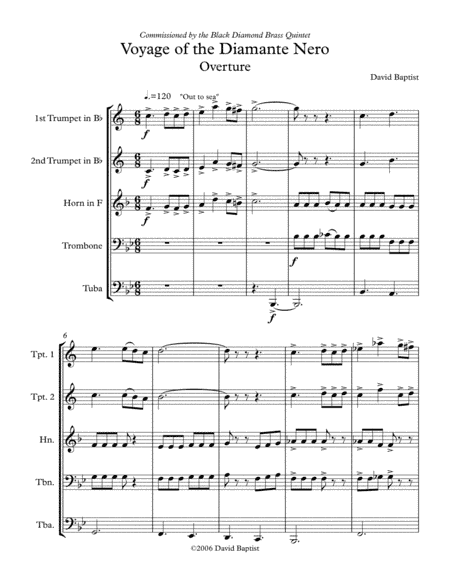 Voyage of the Diamante Nero Overture