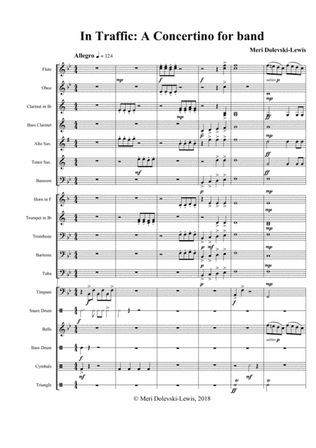 In Traffic: A Concertino for Band
