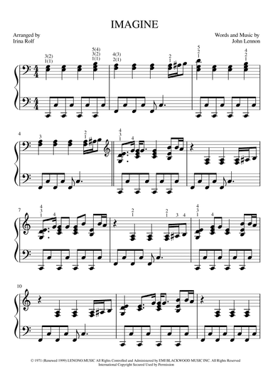 Imagine (arr. Irina Rolf)