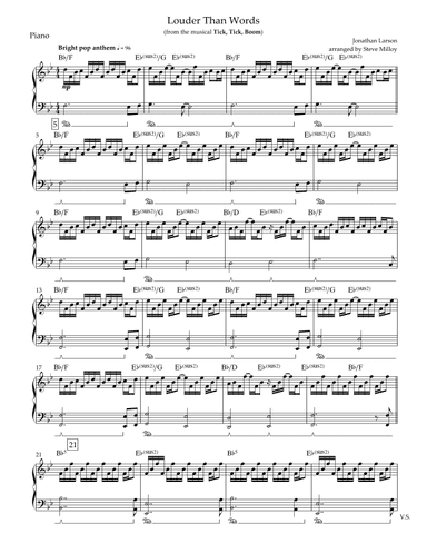 Louder Than Words (arr. Steve Milloy)