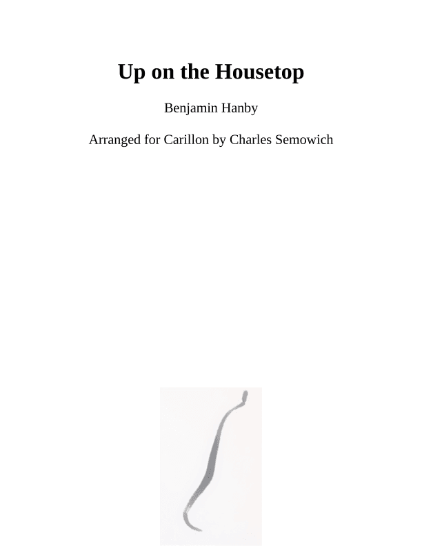 Up on the Housetop (arr. Charles Semowich)