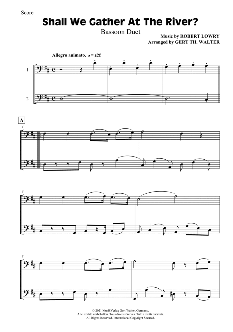 Shall We Gather At The River (arr. Gert Th. Walter)