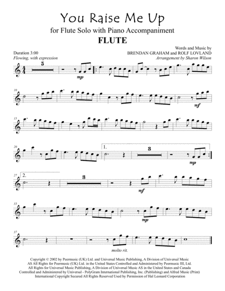 You Raise Me Up (arr. Sharon Wilson)