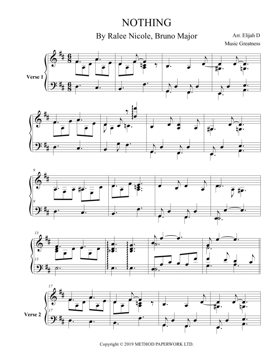 Nothin' On You (arr. Music Greatness)