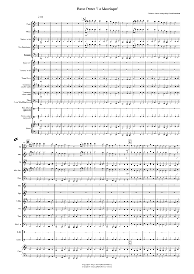 Basse Dance by Susato for School Wind Band (arr. David Burndrett)