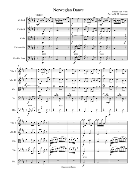 Norwegian Dance (arr. Nick Lacanski)