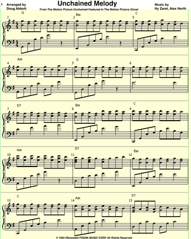 Unchained Melody (arr. Doug Abbott)