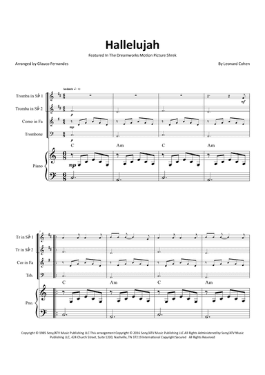 Hallelujah (arr. Glauco Fernandes)