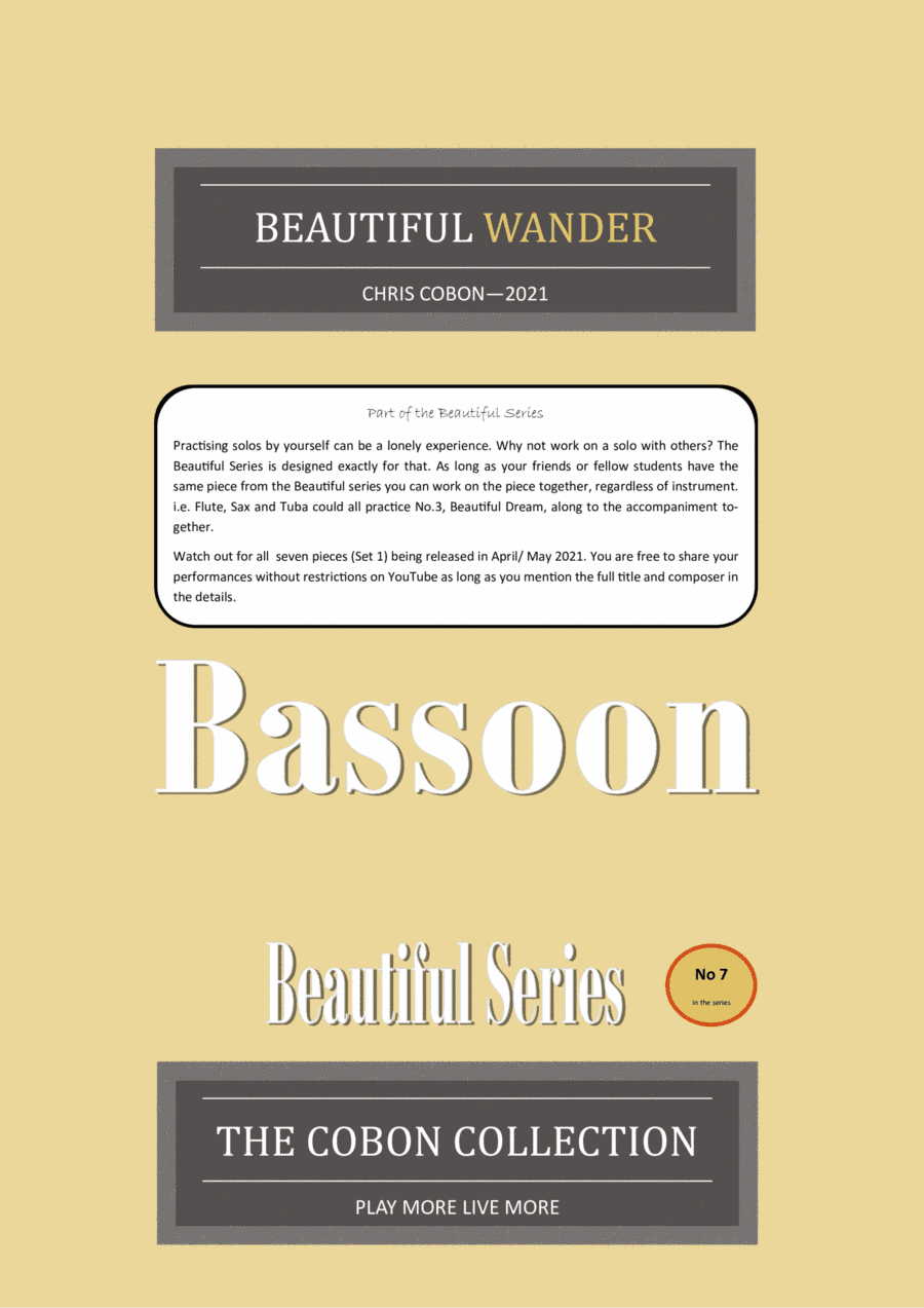No.7 Beautiful Wander (Bassoon)