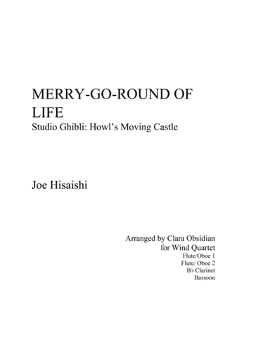 Merry-go-round Of Life (arr. Clara Obsidian)