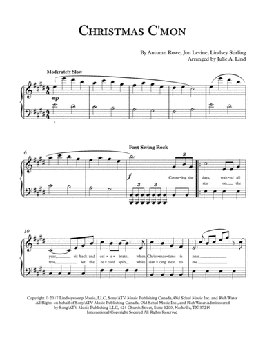 Christmas C'mon (arr. Julie A. Lind)