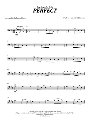 Perfect (arr. Guillaume Martin)