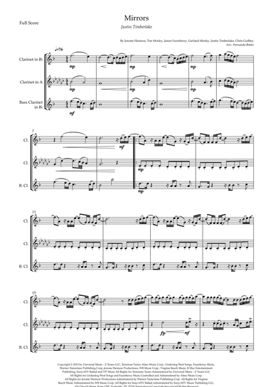 Mirrors (arr. Fernando Britto)
