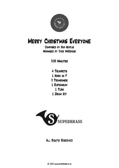 Merry Christmas Everyone (arr. Jock McKenzie)