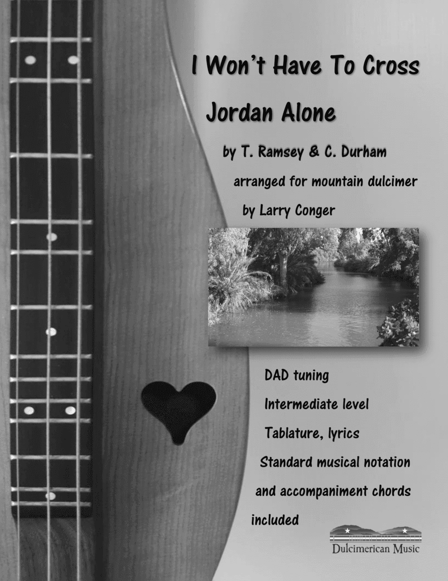 I Won't Have To Cross Jordan Alone (arr. Larry Conger)