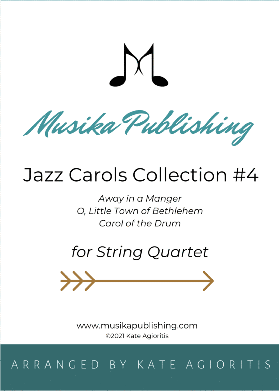 Jazz Carols Collection for String Quartet - Set Four (arr. Kate Agioritis)