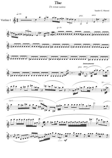 Thus  (Violin I part)