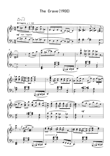 The Crave (arr. Ferd "Jelly Roll" Morton)