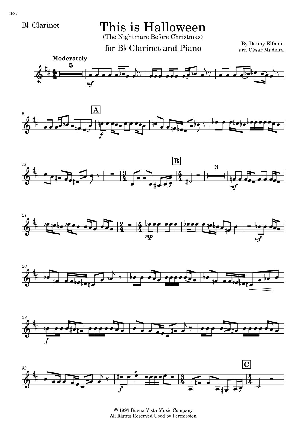 This Is Halloween (arr. César Madeira)