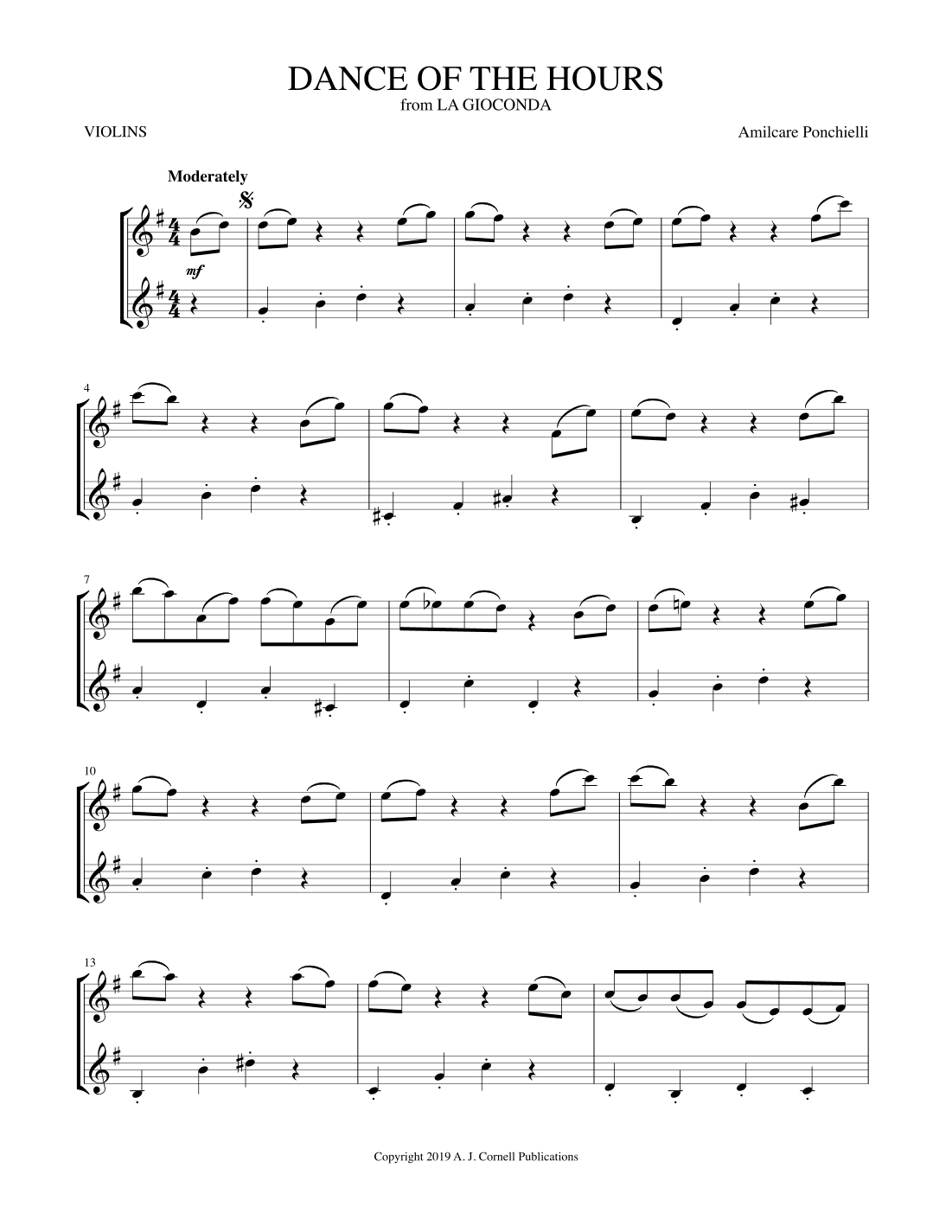 Dance of the Hours (arr. Mark Phillips)