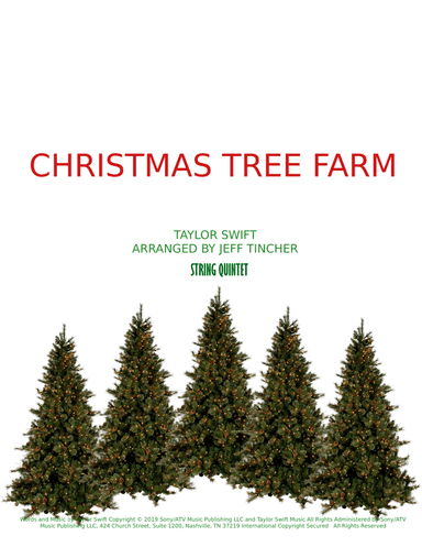 Christmas Tree Farm (arr. Jeff Tincher)