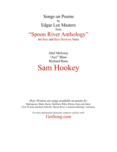 Sam Hookey from "Spoon River"