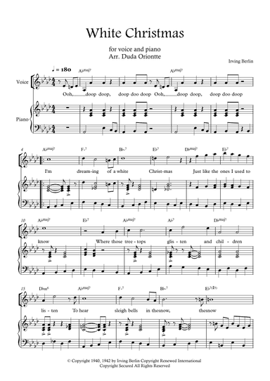 White Christmas (arr. Duda Oriontte)