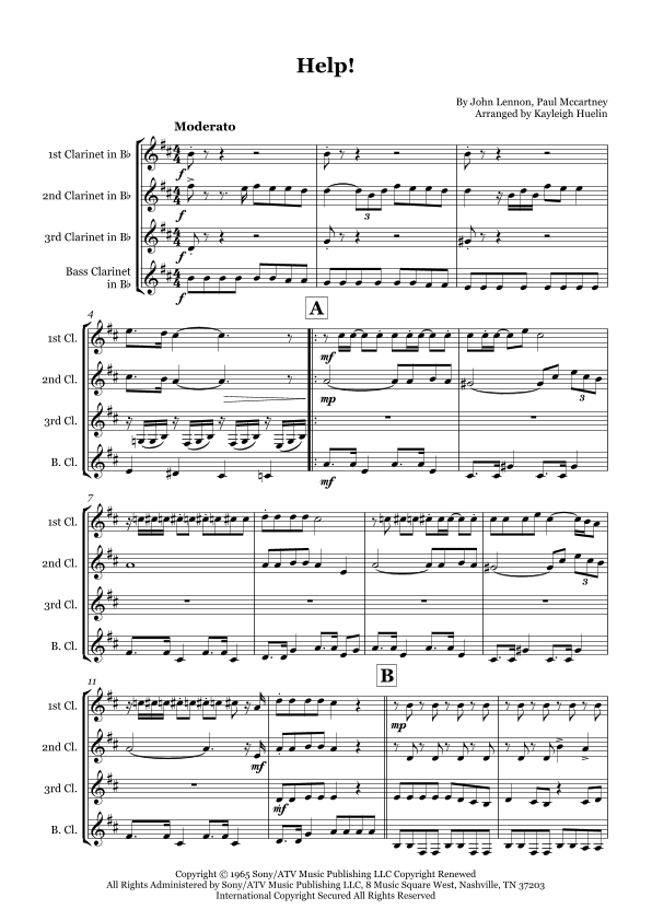 Help! (arr. Kayleigh Huelin)