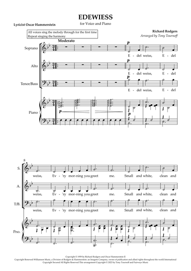 Edelweiss (arr. Tony Tournoff)
