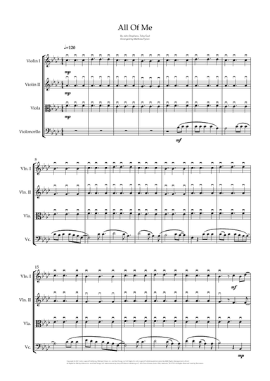 All Of Me (arr. Matthew pyeon)