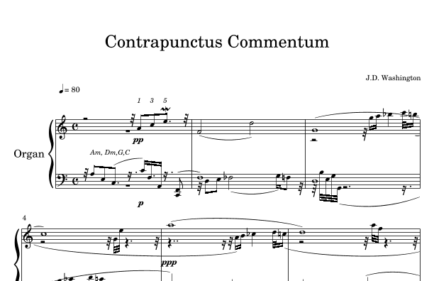 A Modern Contrapunctus