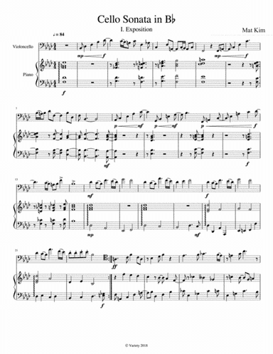 Cello Sonata in Bb