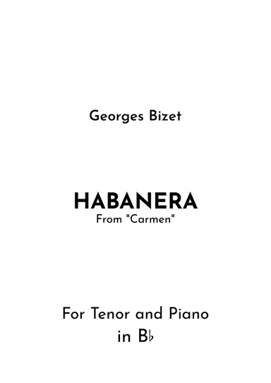 Habanera (arr. Jireh J.)