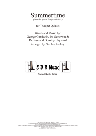 Summertime (arr. Stephen Rockey)