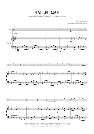 Hallelujah (arr. Benzaiten Editions)