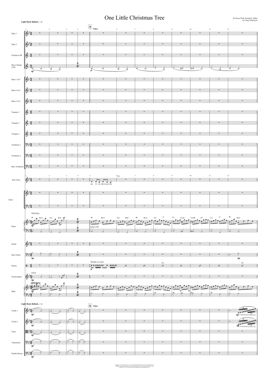 One Little Christmas Tree (arr. Daryl McKenzie)