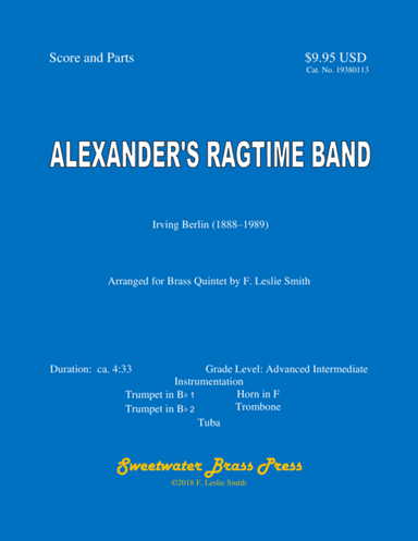 Alexander’s Ragtime Band (arr. F. Leslie Smith)