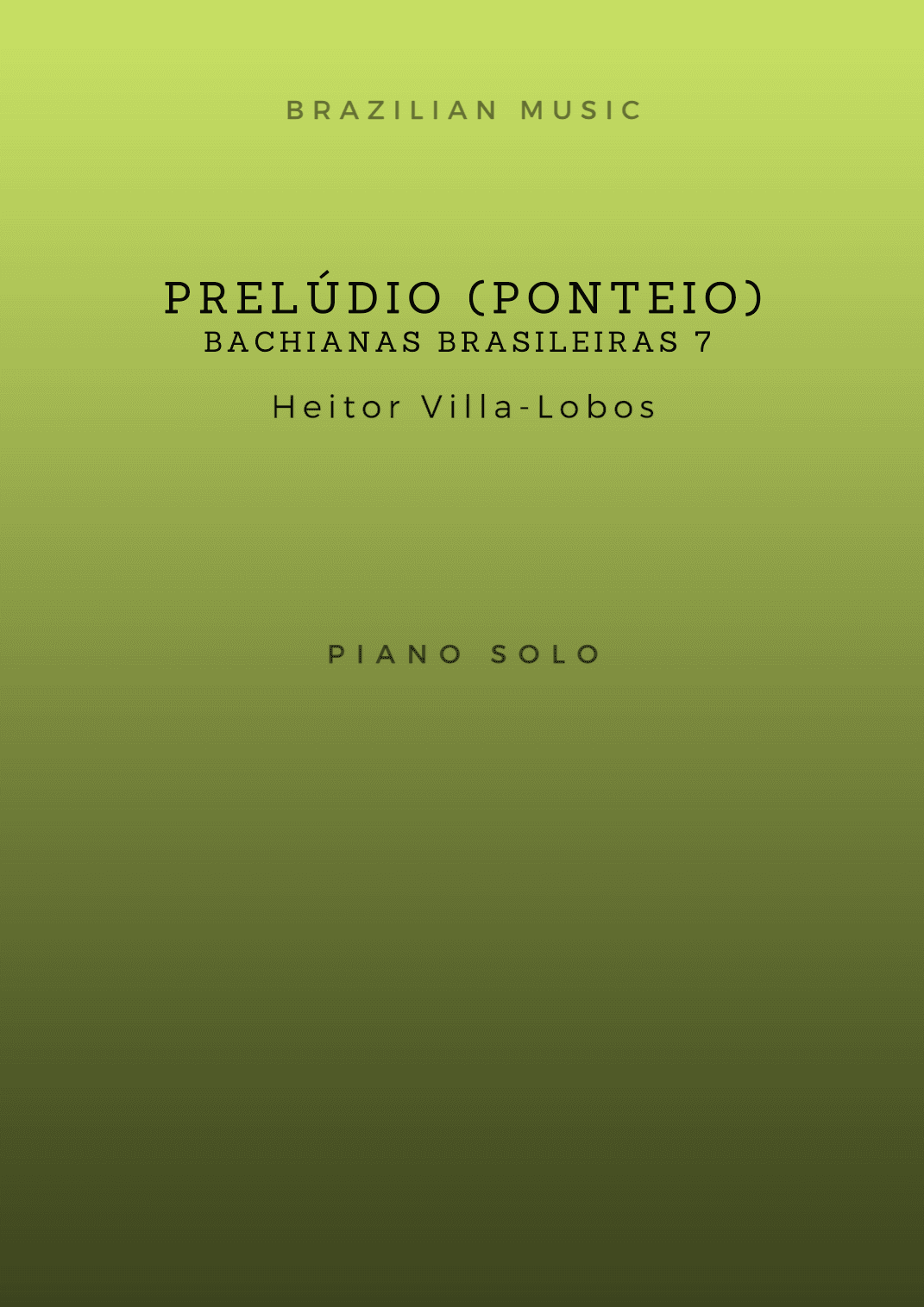 Bachianas Brasileiras No 7 (arr. F. Bernardo)