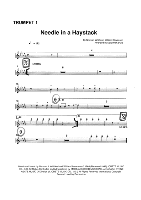 Needle In A Haystack (arr. Daryl McKenzie)