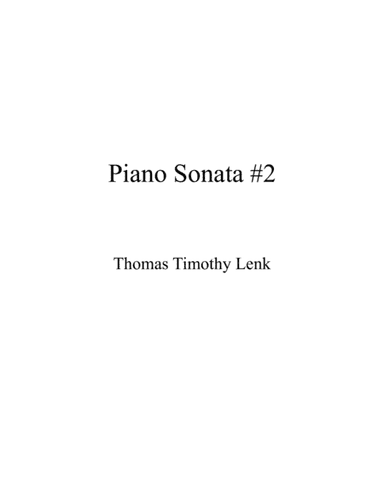 Piano Sonata #2