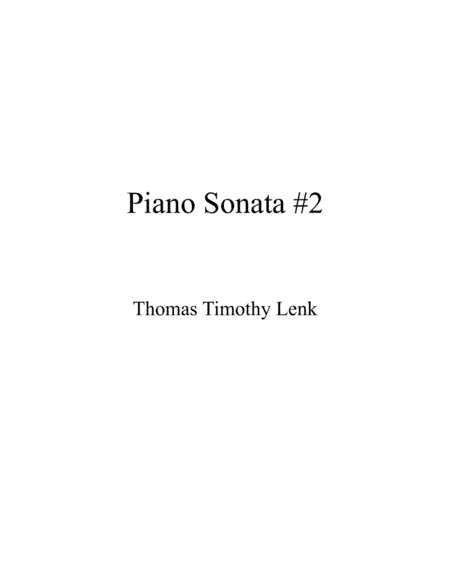 Piano Sonata #2