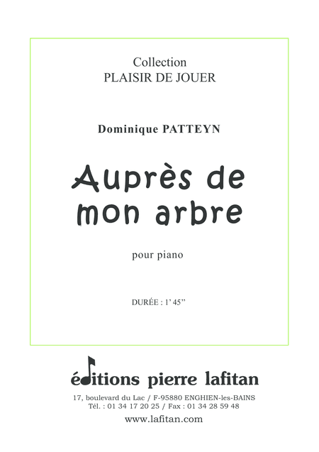 AUPRÈS DE MON ARBRE