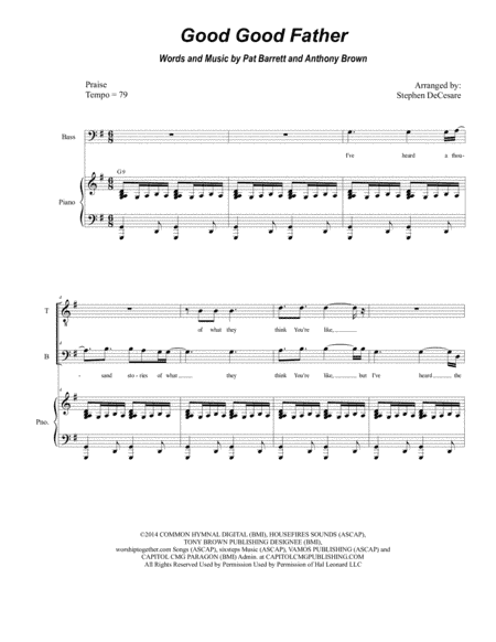 Good Good Father (arr. Stephen DeCesare)
