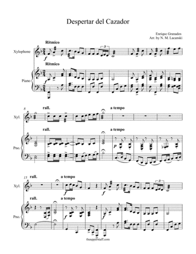Despertar del Cazador (arr. Nick Lacanski)