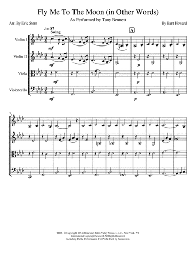 Fly Me To The Moon (in Other Words) (arr. Eric Stern)