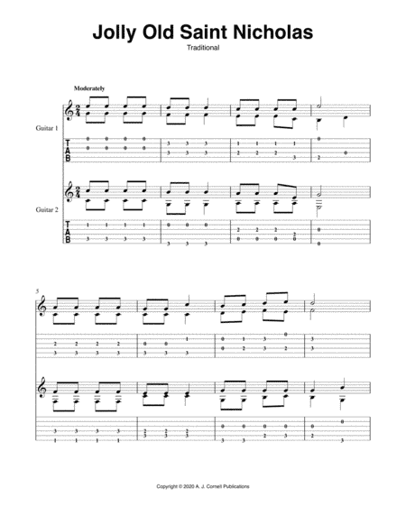 Jolly Old Saint Nicholas (arr. Mark Phillips)