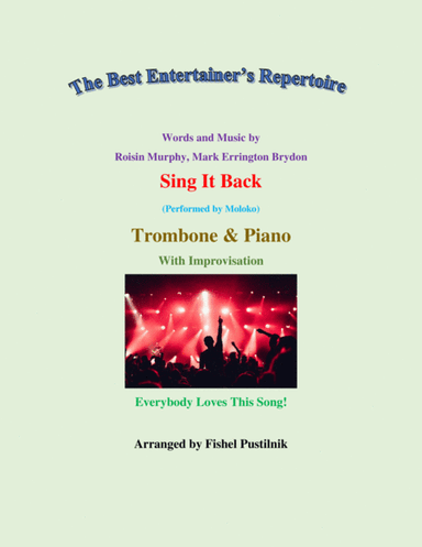Sing It Back (arr. Fishel Pustilnik)